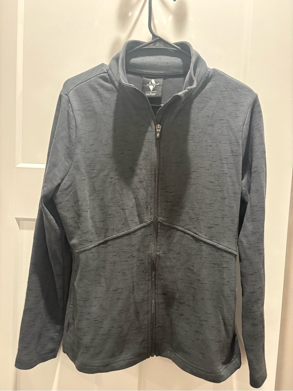 Skechers Dark Gray Full-Zip Fleece Jacket